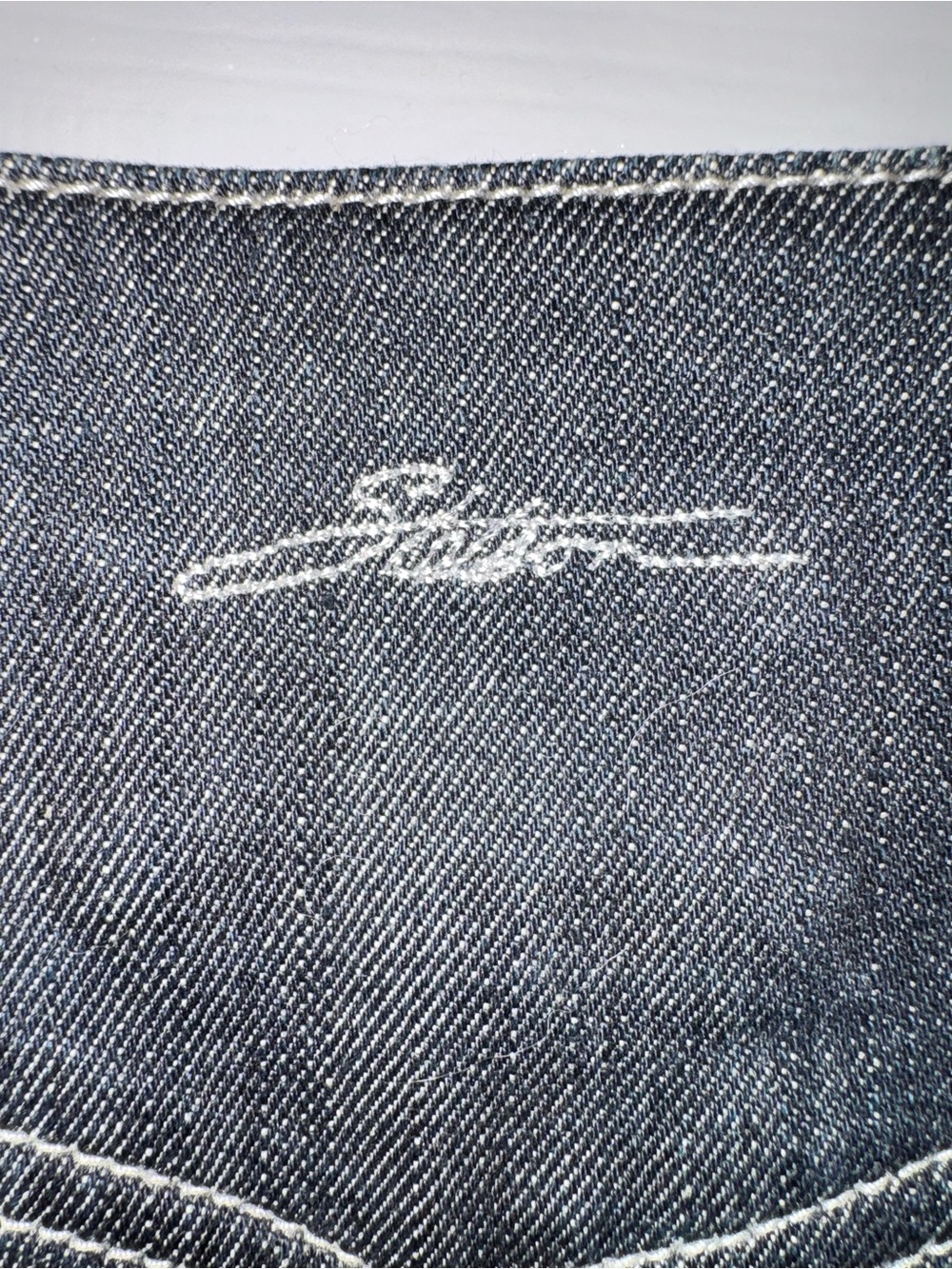 Stetson Western stretch Denim Vest dark wash  with Cream Label - Picture 7 of 9